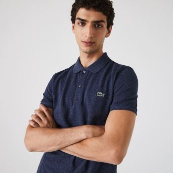 Lacoste Slim Fit Polo in Petit Piqué - Polo Pánské Blankyt | CZ-grATvx